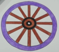 Як намалювати колесо воза просто. Покроковий малюнок для дітей - Ravlyk